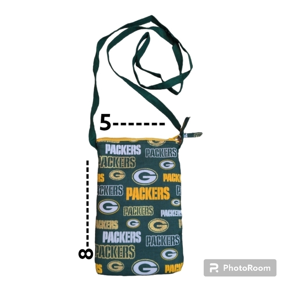 Green Bay Packer Crossbody Quilted HANDMADE COASTAL Grandma - Picture 4 of 7